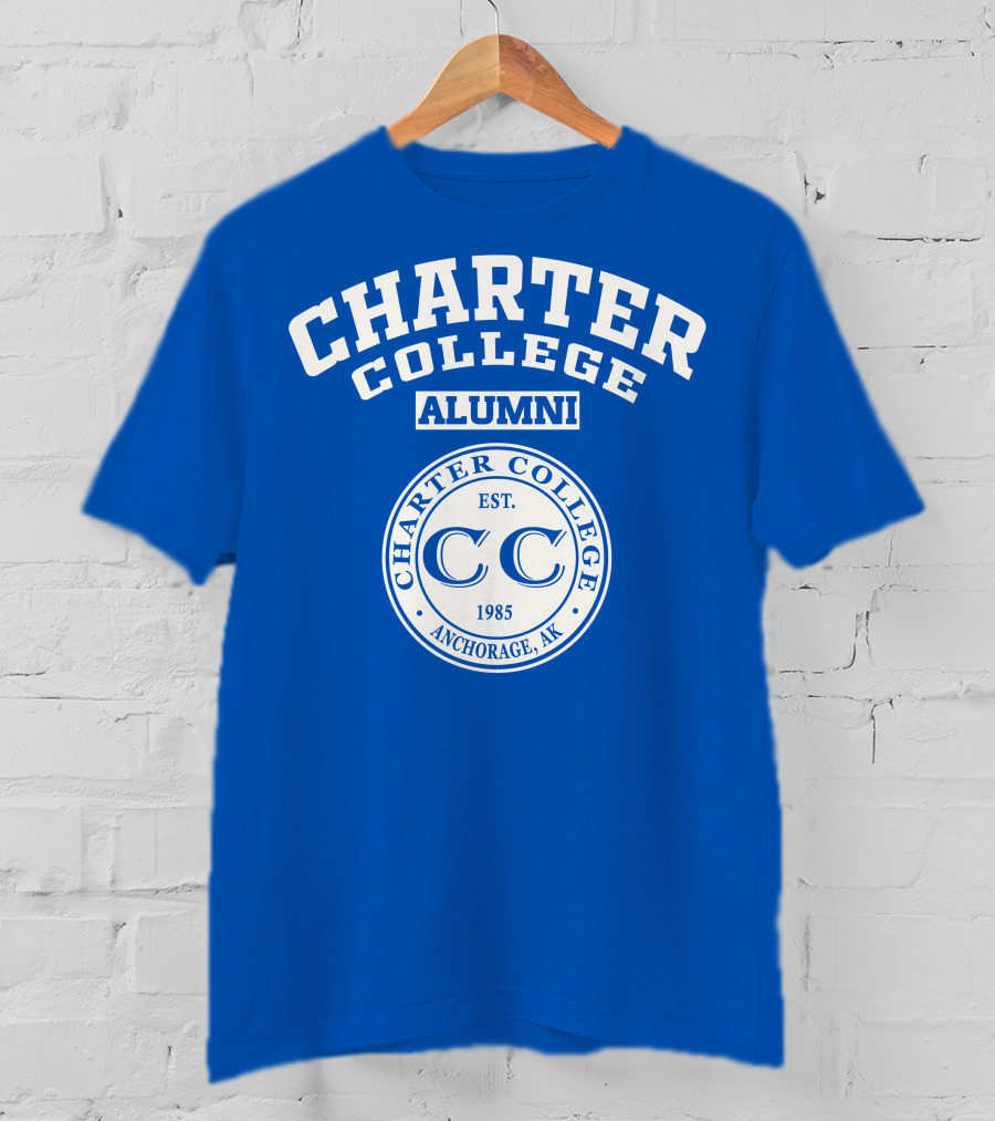 Charter College Alumni Anchorage AK Est 1985 T-Shirt