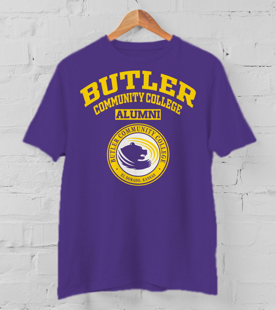 Butler Community College Alumni Bear Mascot El Dorado Kansas T-Shirt