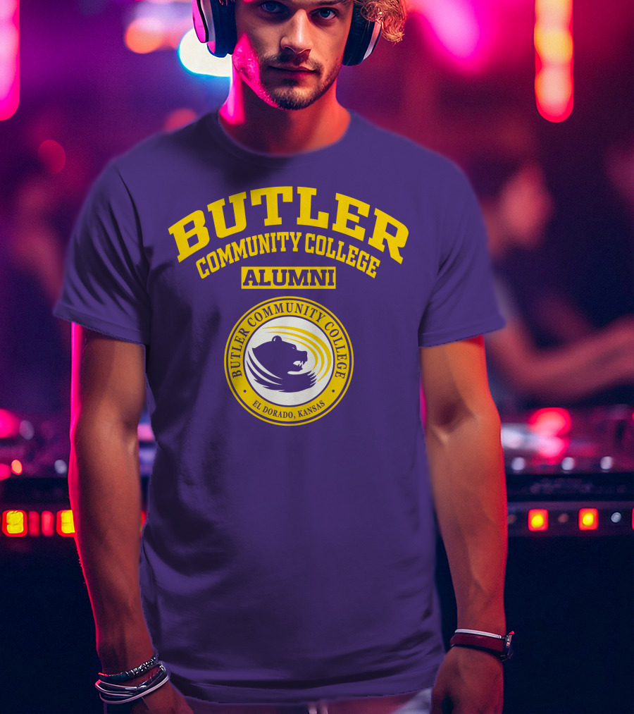 Butler Community College Alumni Bear Mascot El Dorado Kansas T-Shirt