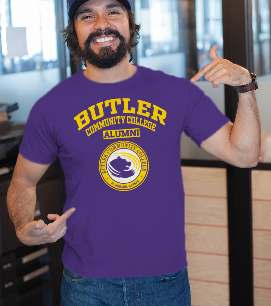 Butler Community College Alumni Bear Mascot El Dorado Kansas T-Shirt