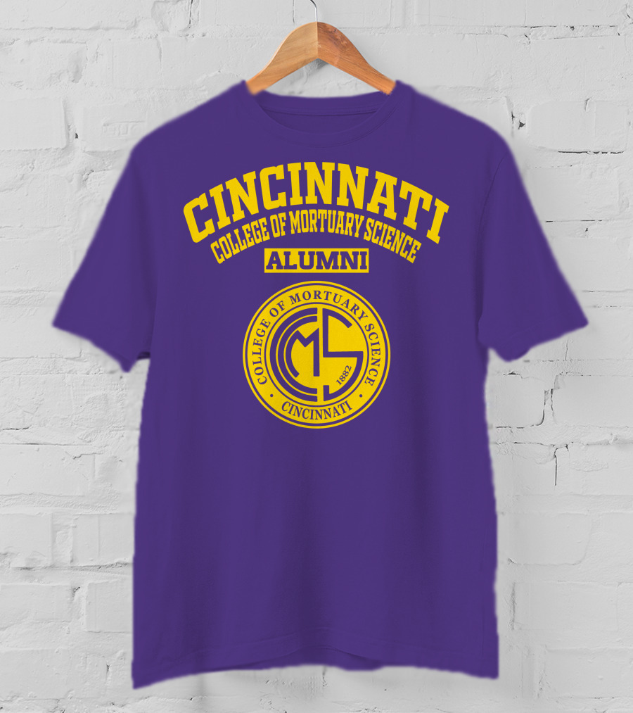Cincinnati College Of Mortuary Science Alumni Emblem 1882 T-Shirt