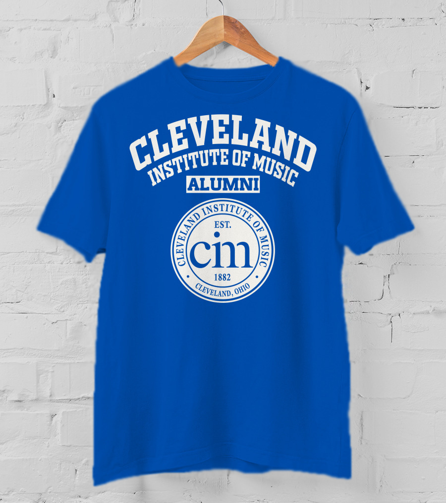 Cleveland Institute Of Music Alumni CIM Established 1882 Cleveland Ohio T-Shirt