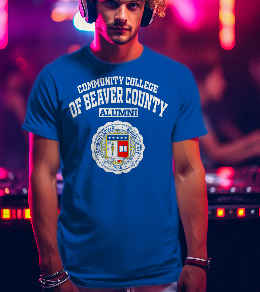 Community College Of Beaver County Alumni Emblem 1966 T-Shirt
