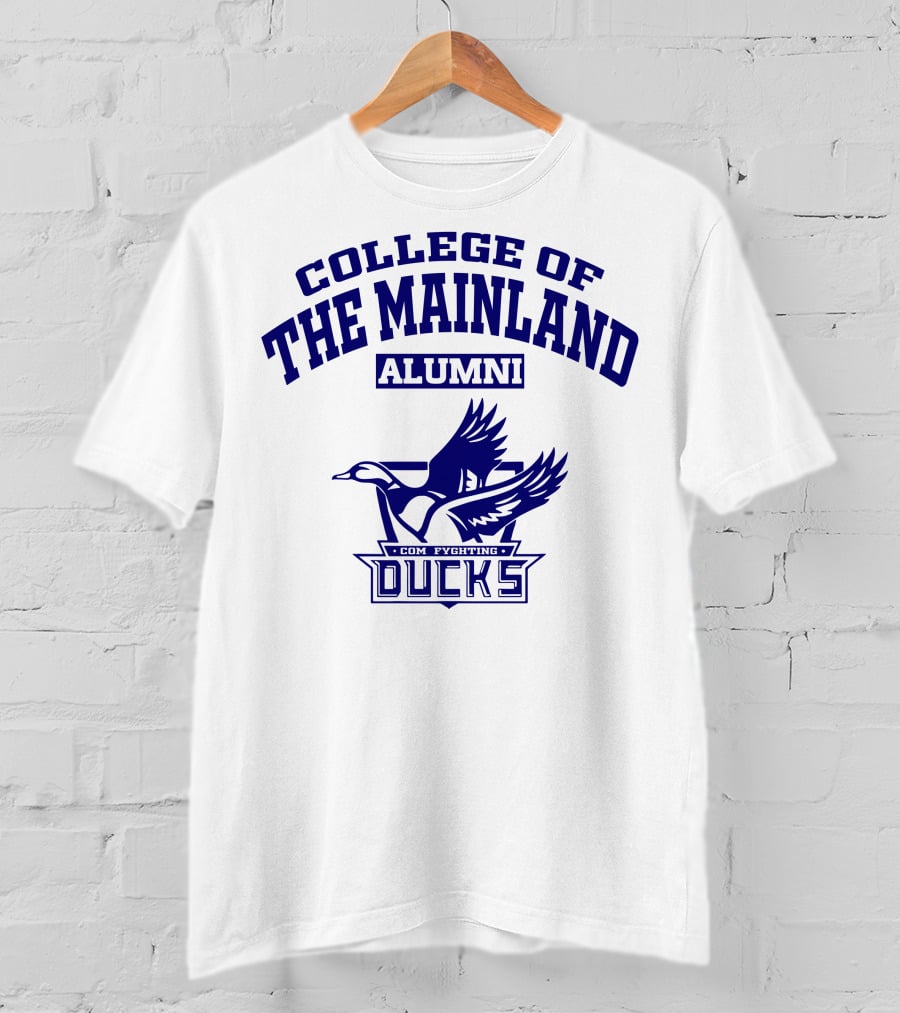 College Of The Mainland Alumni Com Fighting Ducks T-Shirt