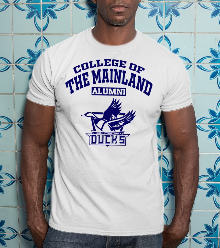 College Of The Mainland Alumni Com Fighting Ducks T-Shirt