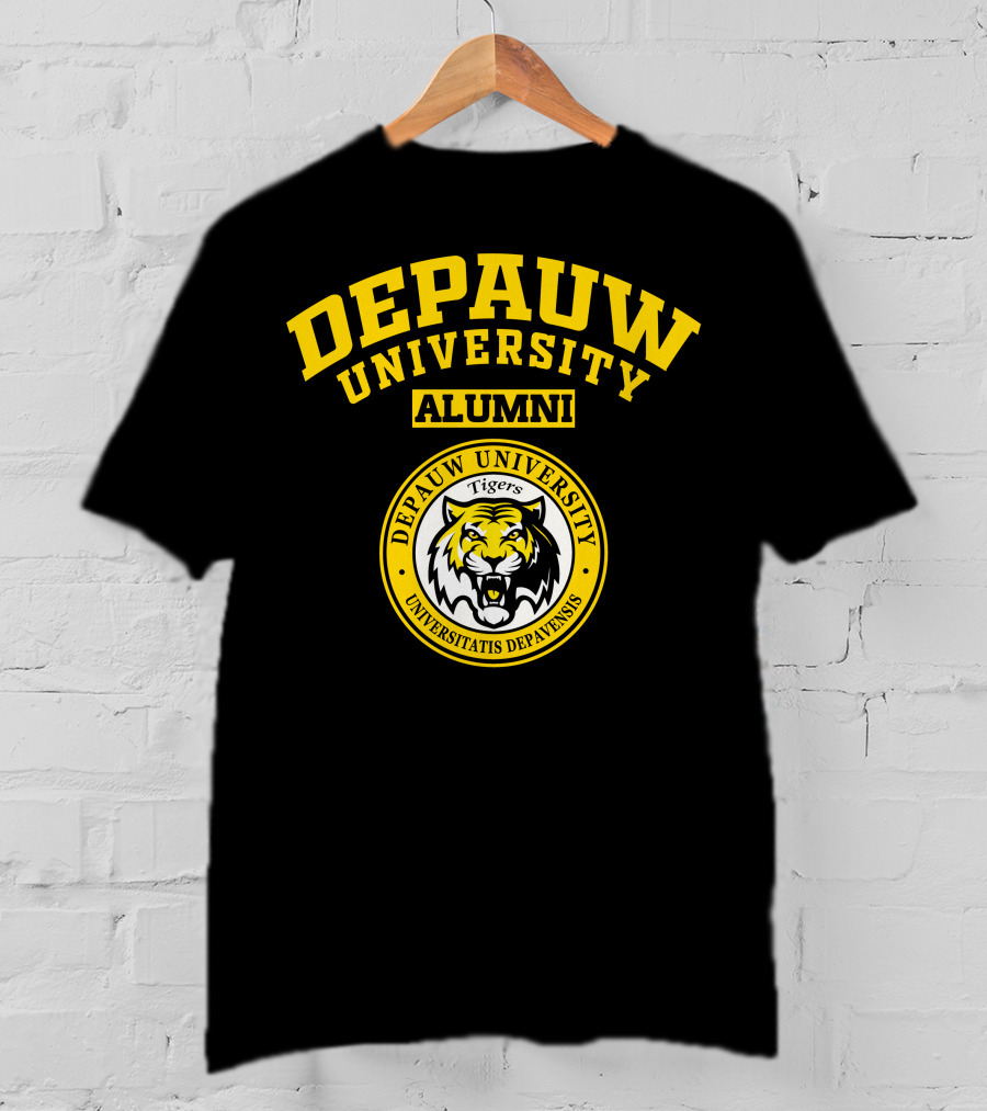 DePauw University Alumni Tigers Universitatis Depawensis T-Shirt