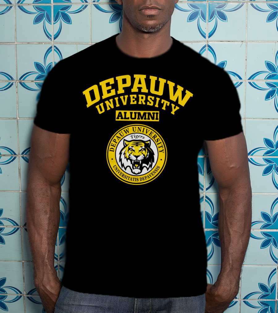 DePauw University Alumni Tigers Universitatis Depawensis T-Shirt