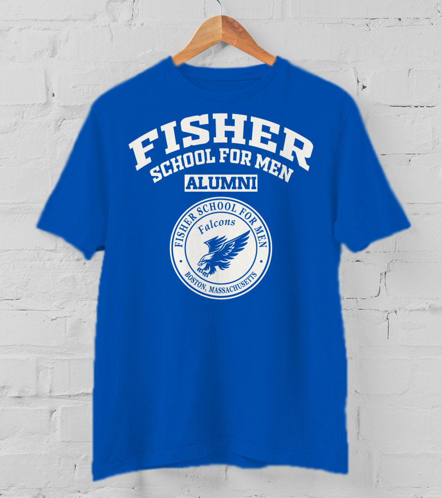Fisher School For Men Alumni Boston Massachusetts Falcons T-Shirt