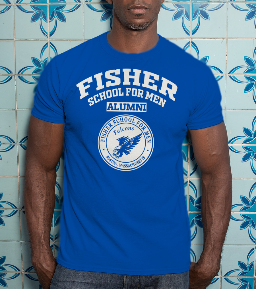 Fisher School For Men Alumni Boston Massachusetts Falcons T-Shirt