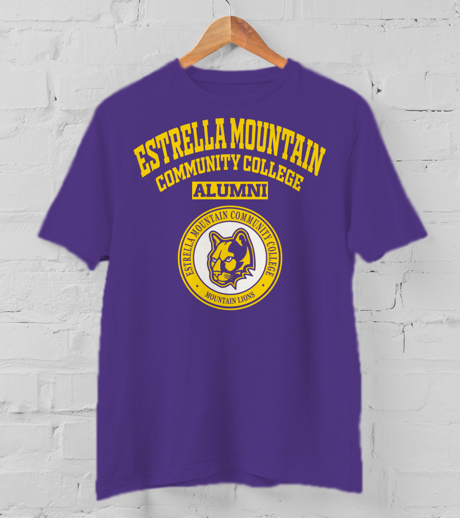 Estrella Mountain Community College Alumni Mountain Lions T-Shirt