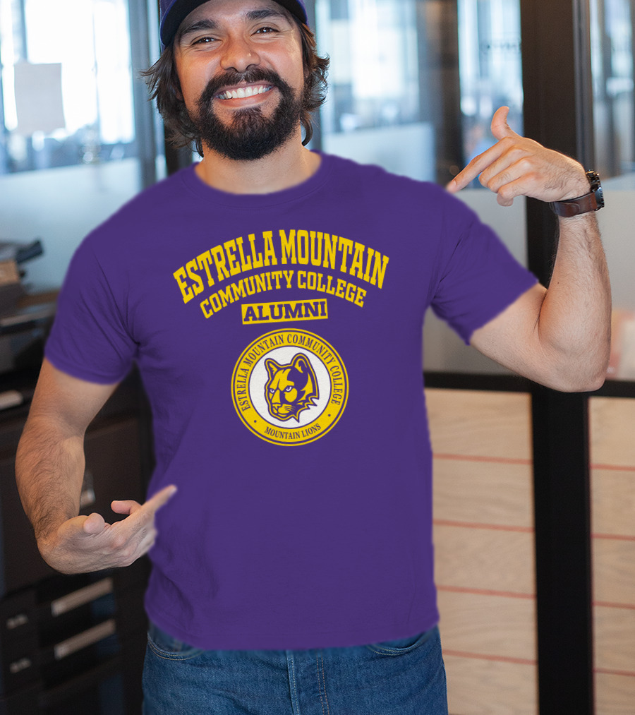 Estrella Mountain Community College Alumni Mountain Lions T-Shirt