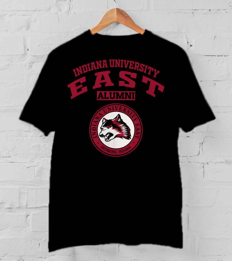 Indiana University East Alumni Richmond Indiana Wolf T-Shirt