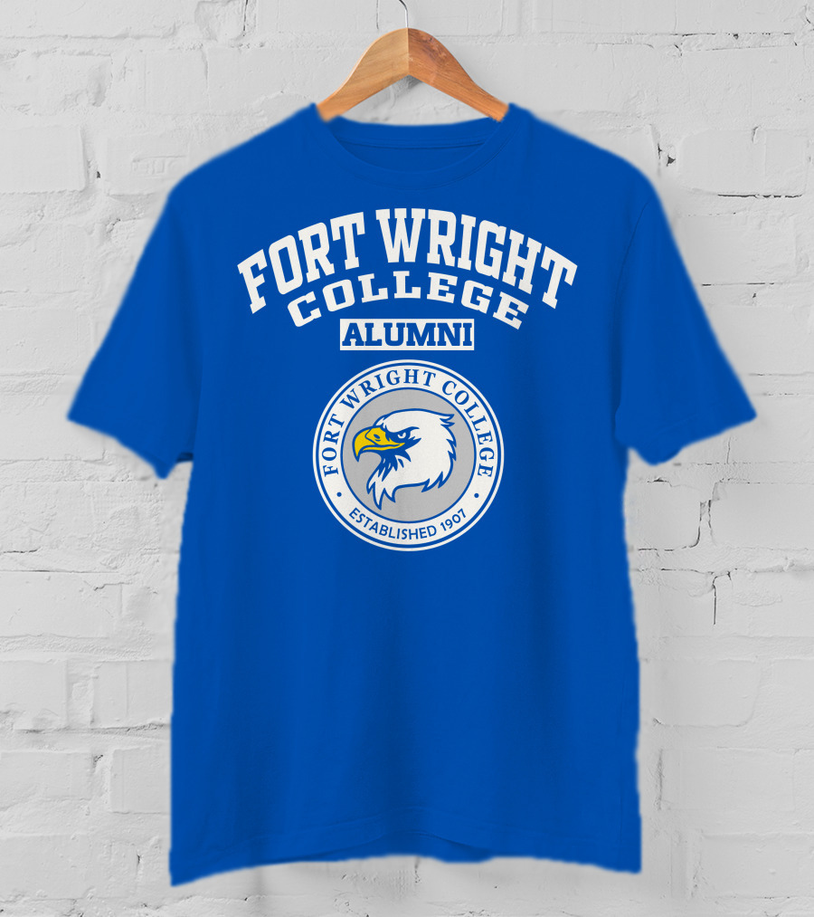 Fort Wright College Alumni Eagle Emblem Established 1907 T-Shirt