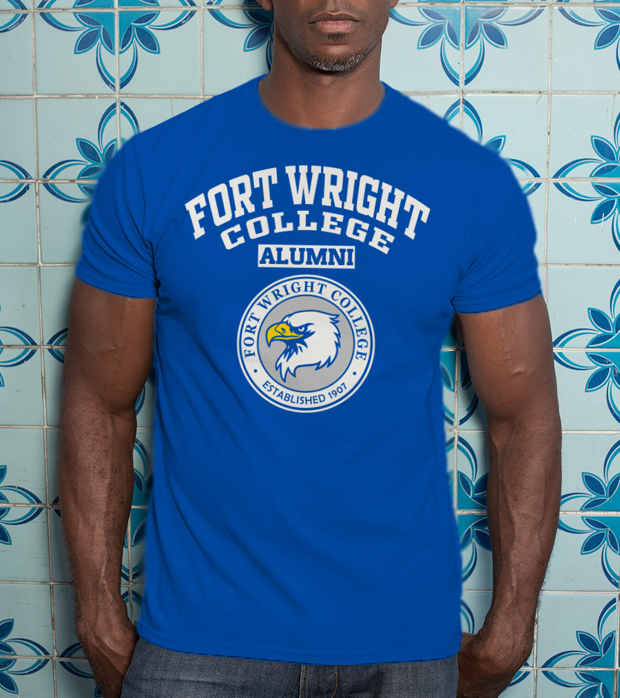 Fort Wright College Alumni Eagle Emblem Established 1907 T-Shirt