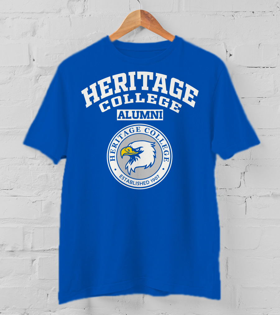 Heritage College Alumni Established 1907 Eagle T-Shirt