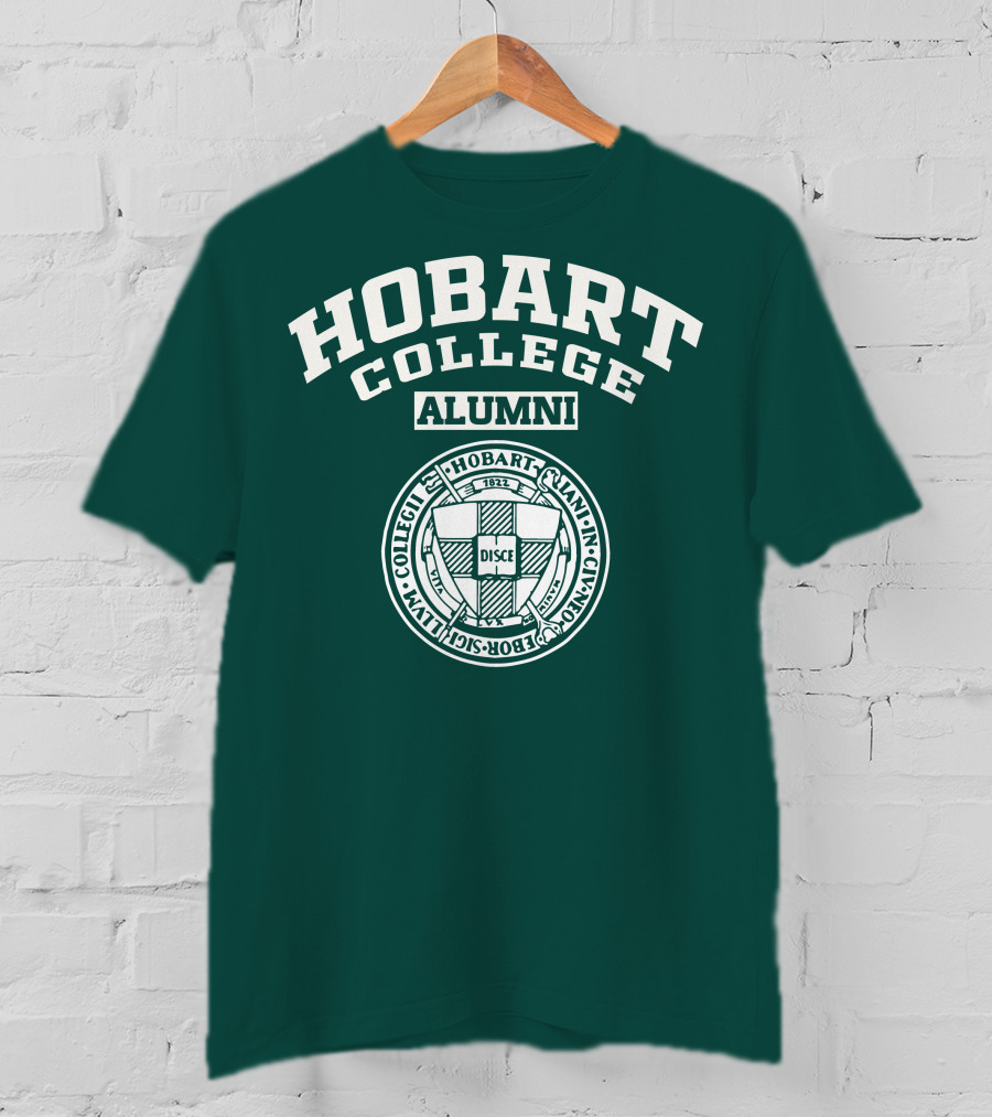 Hobart College Alumni Seal Disce 1822 Ebor Sicut Lilium Candidum T-Shirt