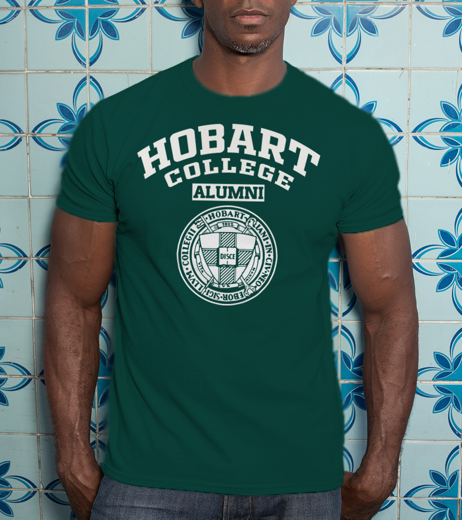 Hobart College Alumni Seal Disce 1822 Ebor Sicut Lilium Candidum T-Shirt