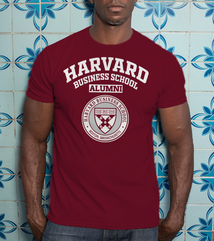 Harvard Business School Alumni Boston Massachusetts Veritas Shield T-Shirt