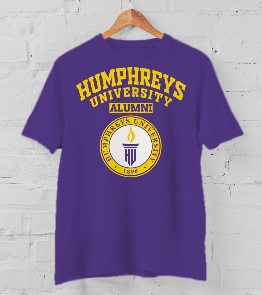 Humphreys University Alumni 1896 Torch Emblem T-Shirt