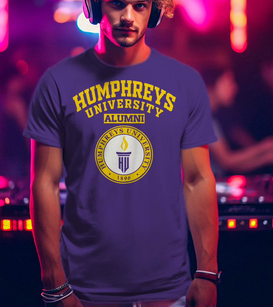 Humphreys University Alumni 1896 Torch Emblem T-Shirt