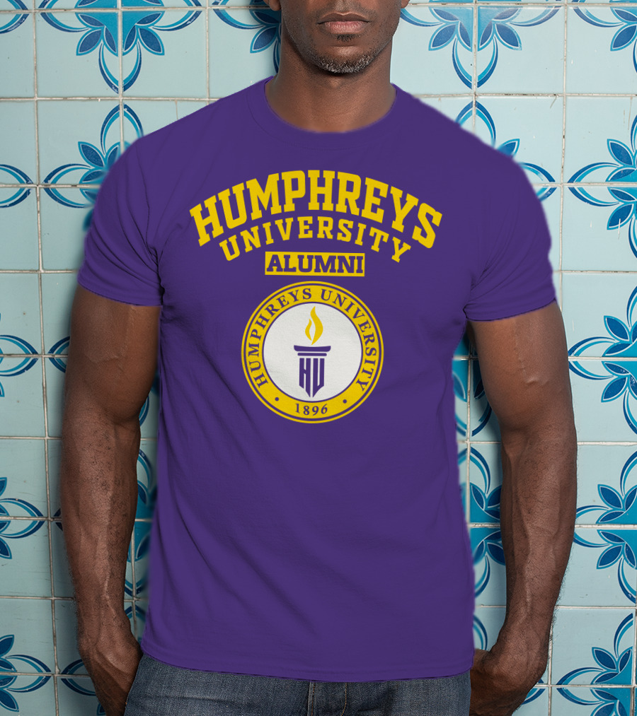 Humphreys University Alumni 1896 Torch Emblem T-Shirt
