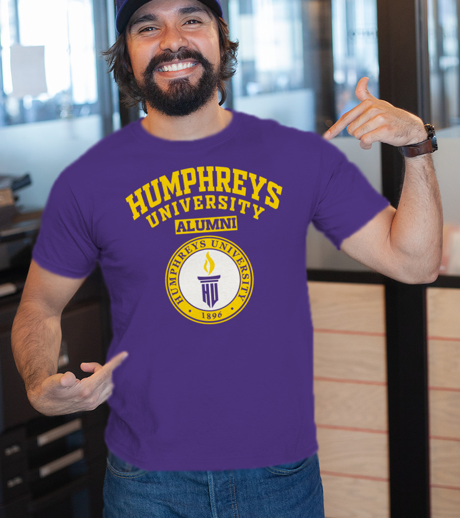 Humphreys University Alumni 1896 Torch Emblem T-Shirt