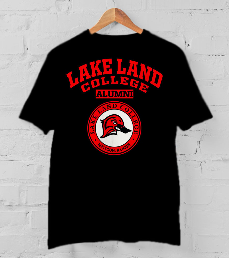 Lake Land College Alumni Mattoon Illinois Red Bird T-Shirt