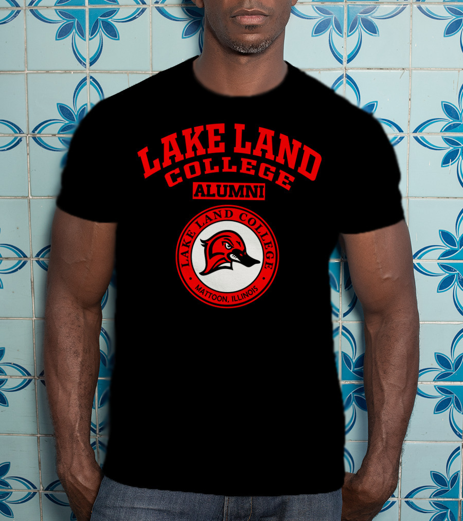 Lake Land College Alumni Mattoon Illinois Red Bird T-Shirt
