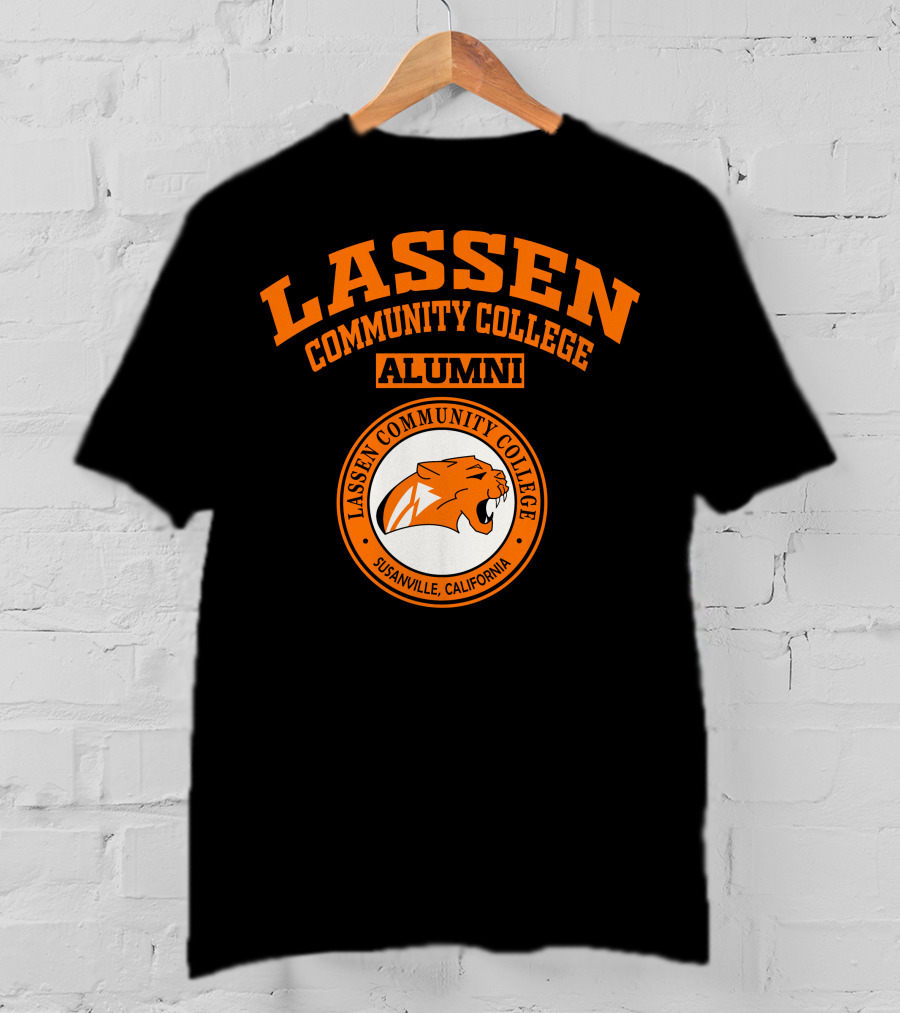 Lassen Community College Alumni Susanville California Tiger T-Shirt