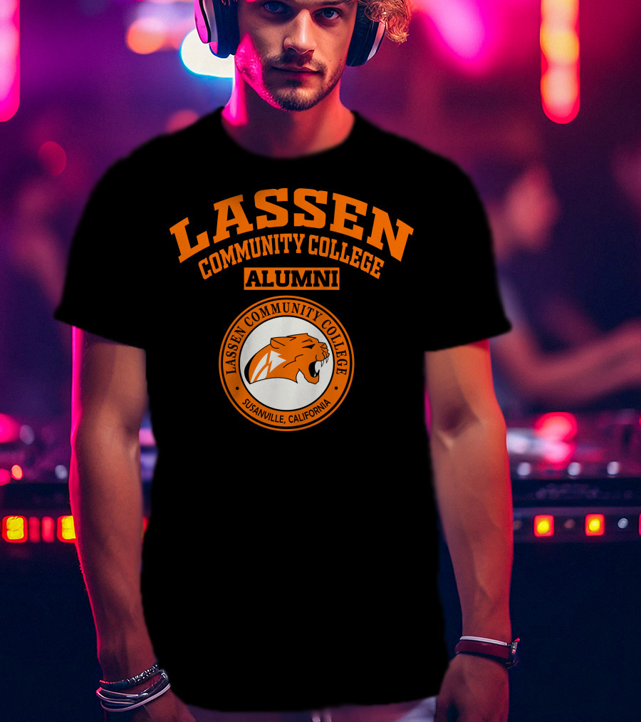 Lassen Community College Alumni Susanville California Tiger T-Shirt