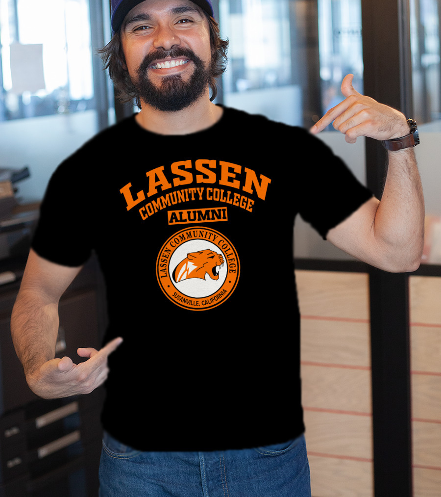 Lassen Community College Alumni Susanville California Tiger T-Shirt