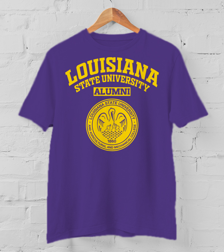 Louisiana State University Alumni Emblem 1860 T-Shirt