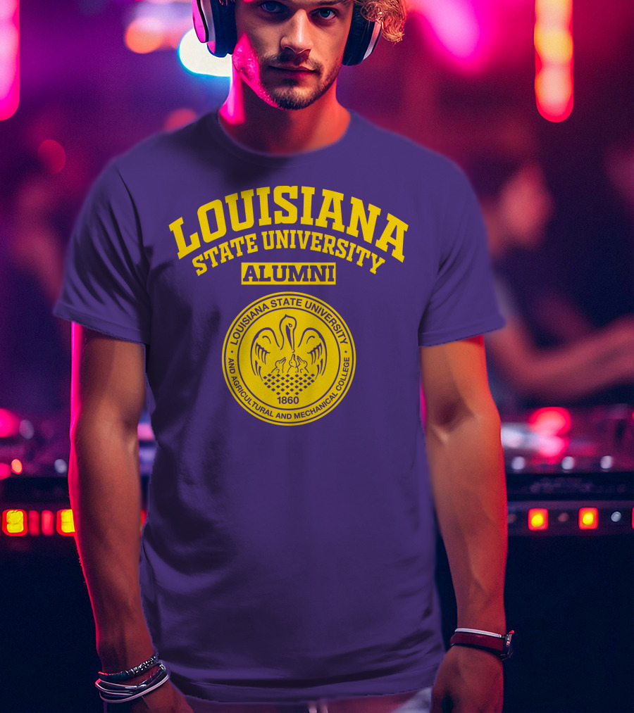 Louisiana State University Alumni Emblem 1860 T-Shirt
