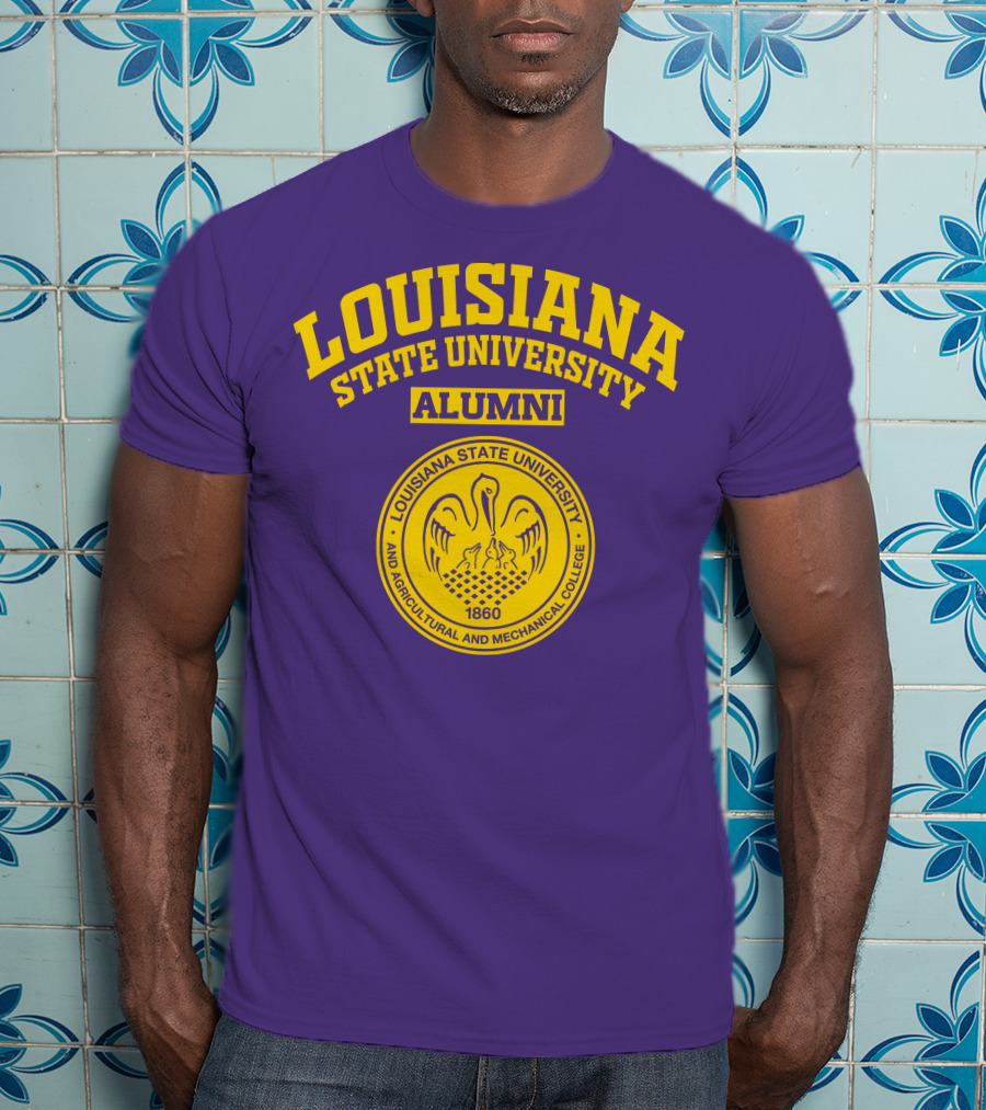 Louisiana State University Alumni Emblem 1860 T-Shirt