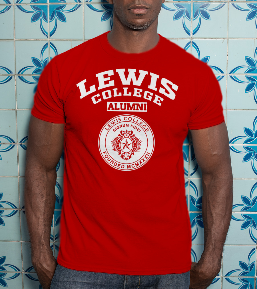 Lewis College Alumni Signum Fidei Founded MCMXXII T-Shirt
