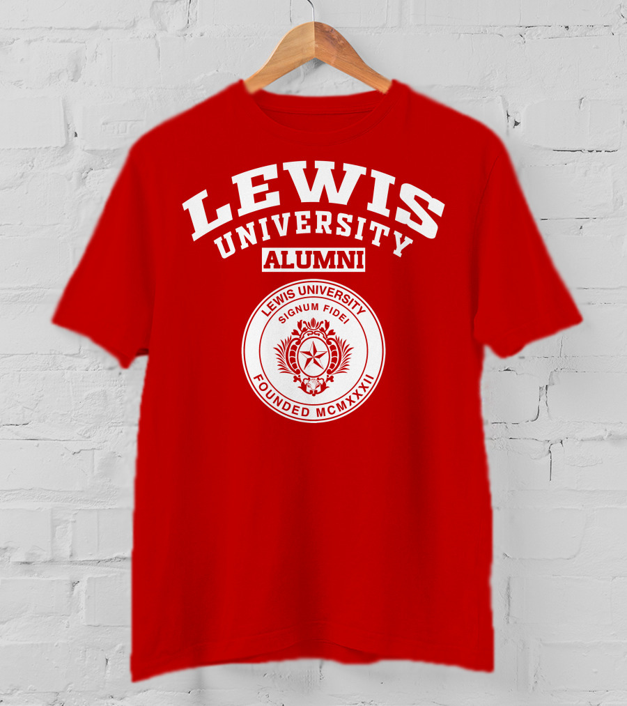 Lewis University Alumni Signum Fidei Founded Mcmxxii T-Shirt