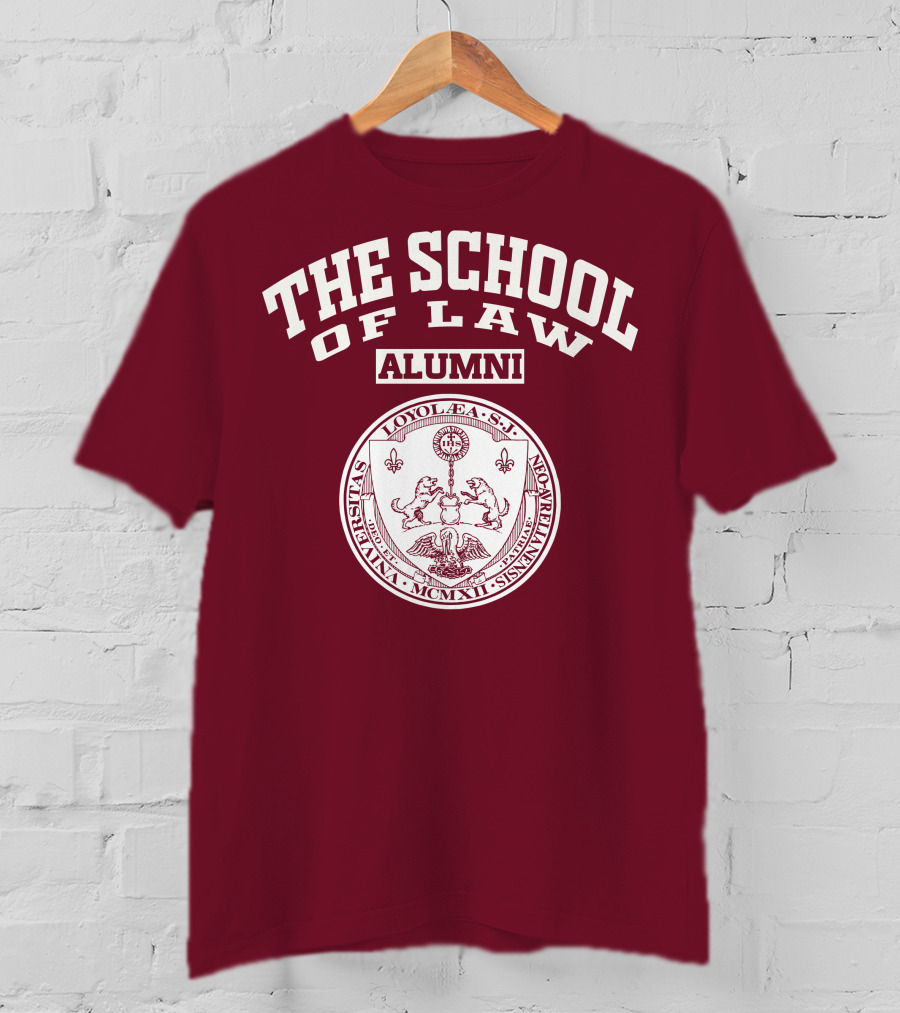 The School Of Law Alumni Loyola Universitas Seal T-Shirt