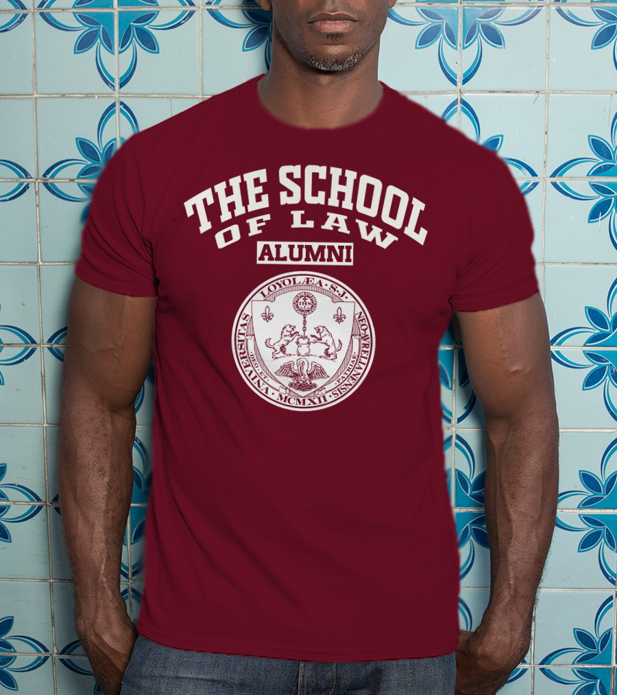 The School Of Law Alumni Loyola Universitas Seal T-Shirt