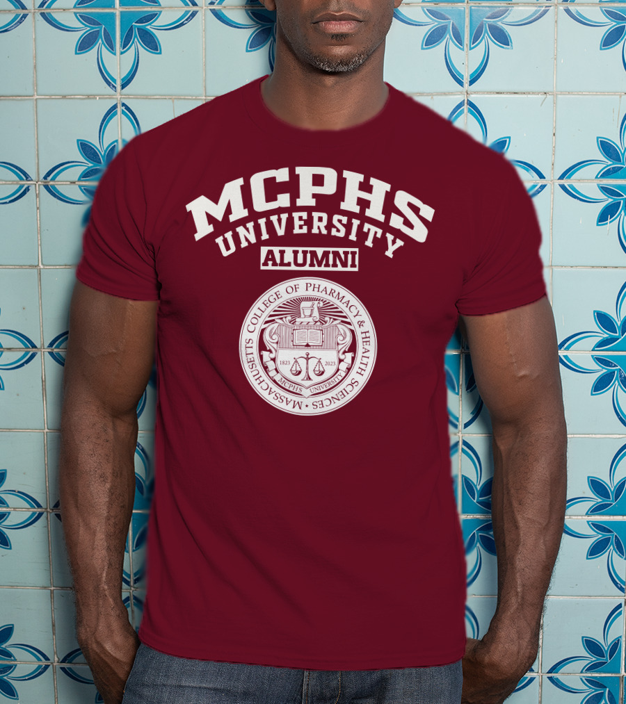 MCPHS University Alumni Massachusetts College Of Pharmacy And Health Sciences Seal T-Shirt