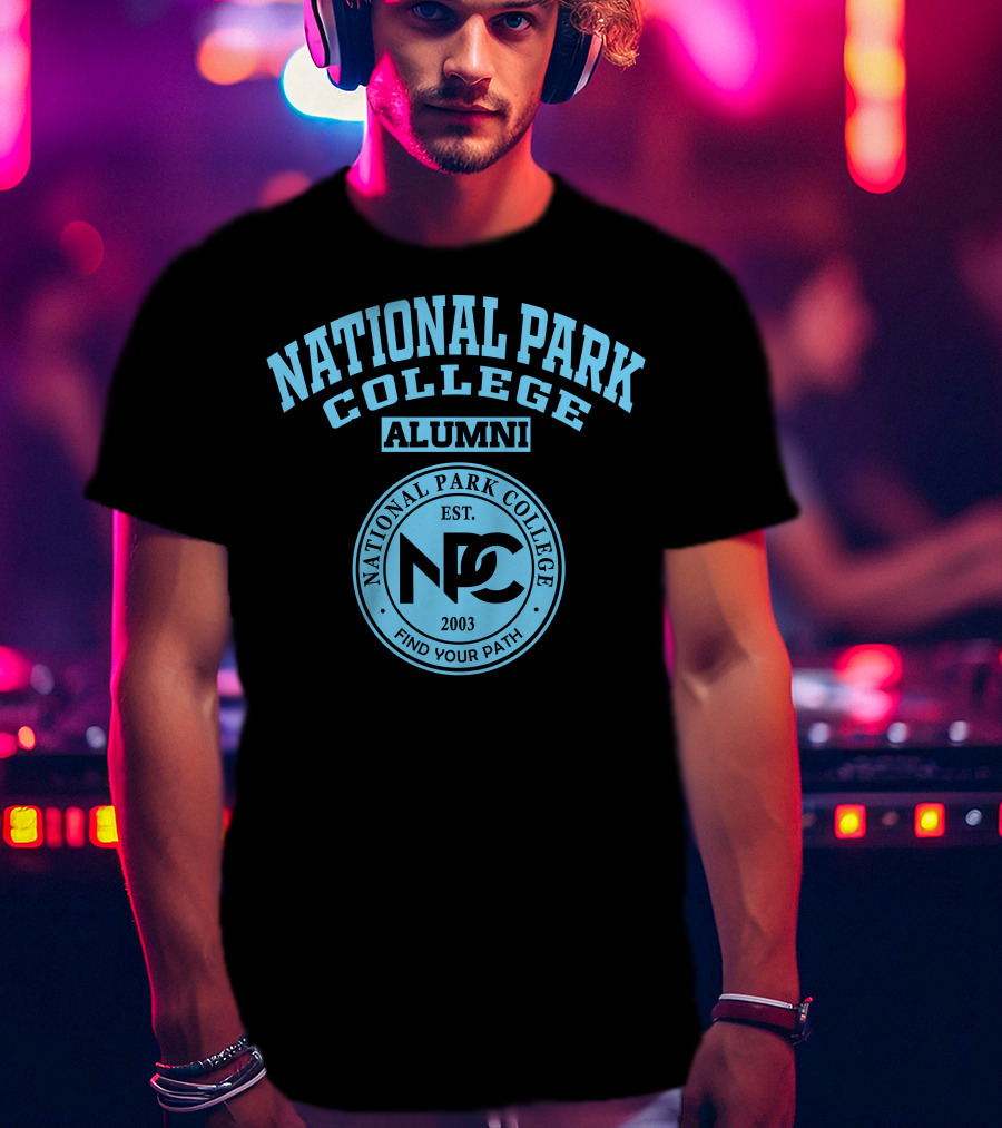 National Park College Alumni NPC Est. 2003 Find Your Path T-Shirt