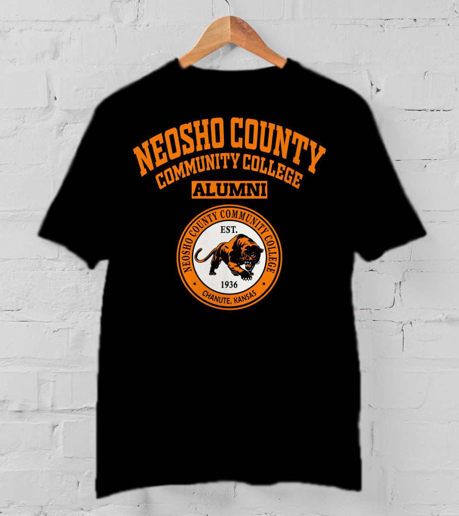 Neosho County Community College Alumni EST 1936 Chanute Kansas Panther T-Shirt