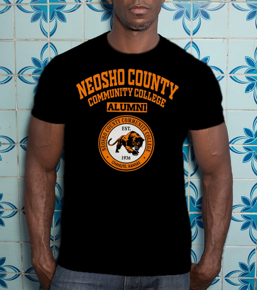 Neosho County Community College Alumni EST 1936 Chanute Kansas Panther T-Shirt