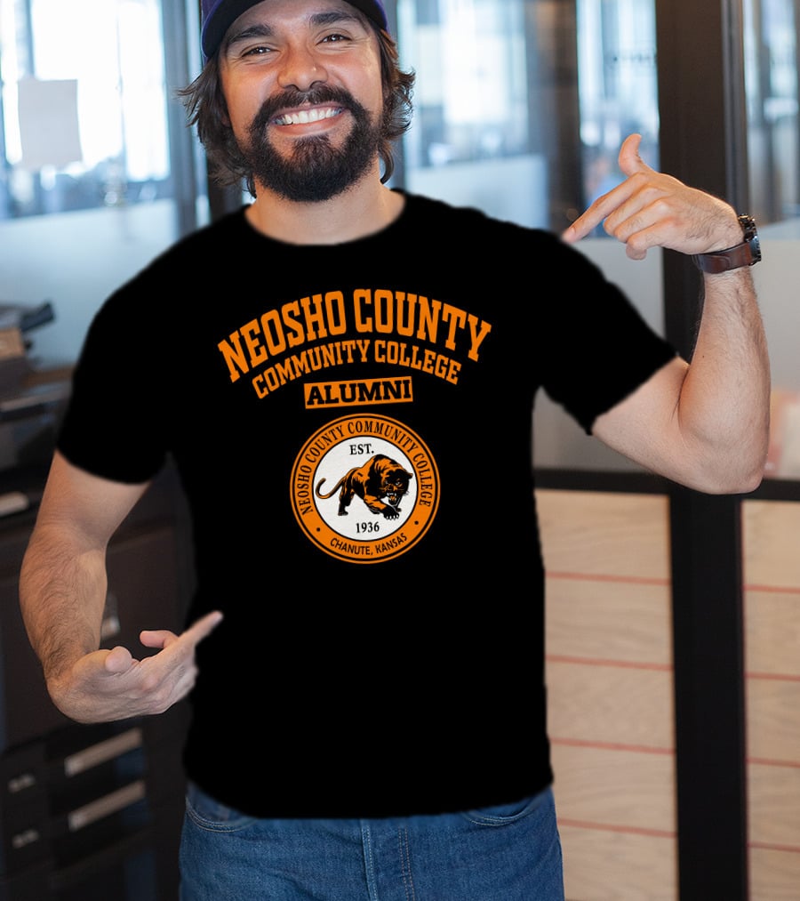 Neosho County Community College Alumni EST 1936 Chanute Kansas Panther T-Shirt