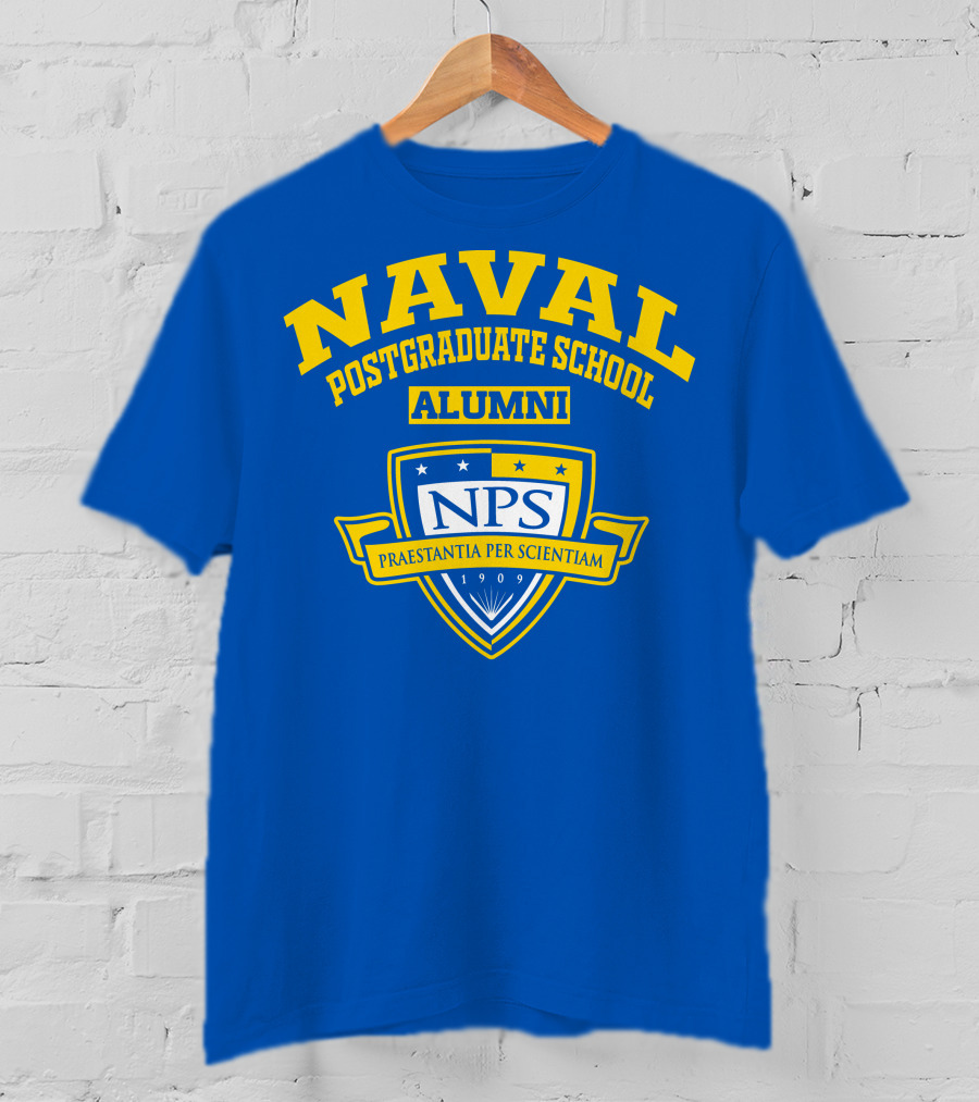 Naval Postgraduate School Alumni Nps Praestantia Per Scientiam 1909 T-Shirt