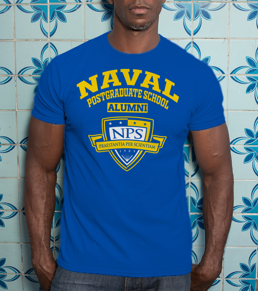 Naval Postgraduate School Alumni Nps Praestantia Per Scientiam 1909 T-Shirt