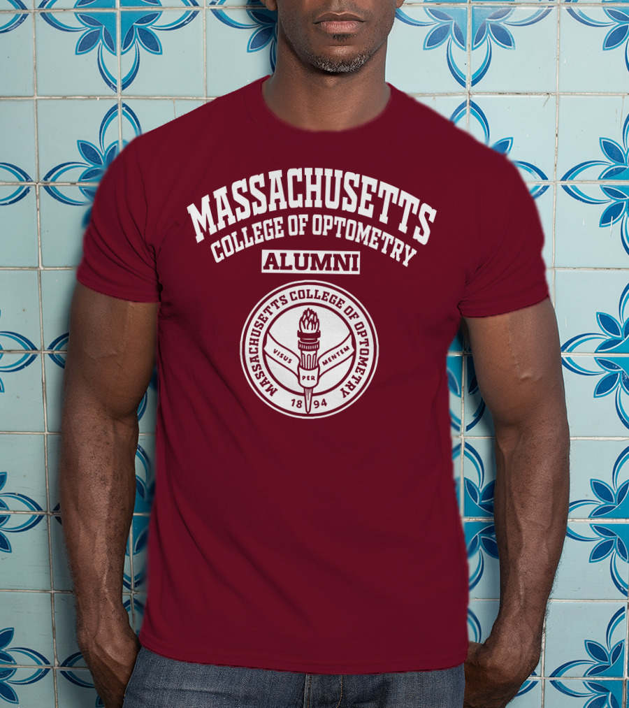 Massachusetts College Of Optometry Alumni Visus Per Mentem 1894 T-Shirt