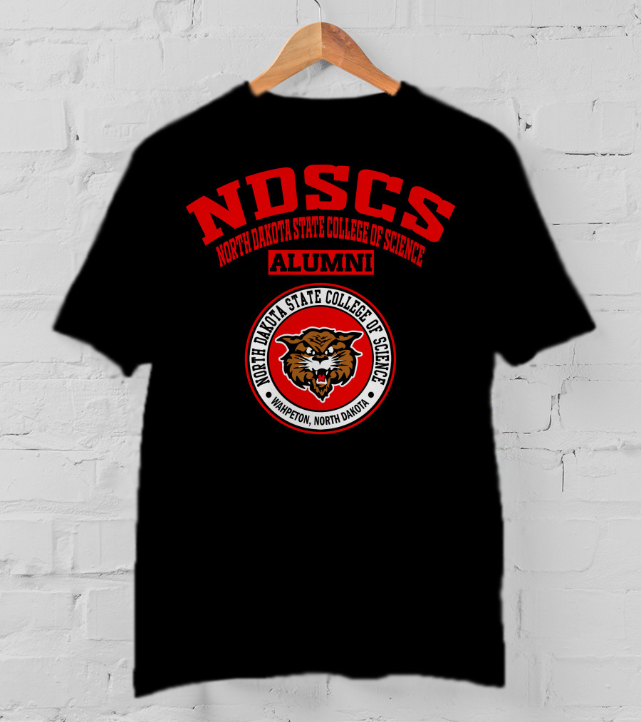 NDSCS North Dakota State College Of Science Alumni Wahpeton Wildcat T-Shirt
