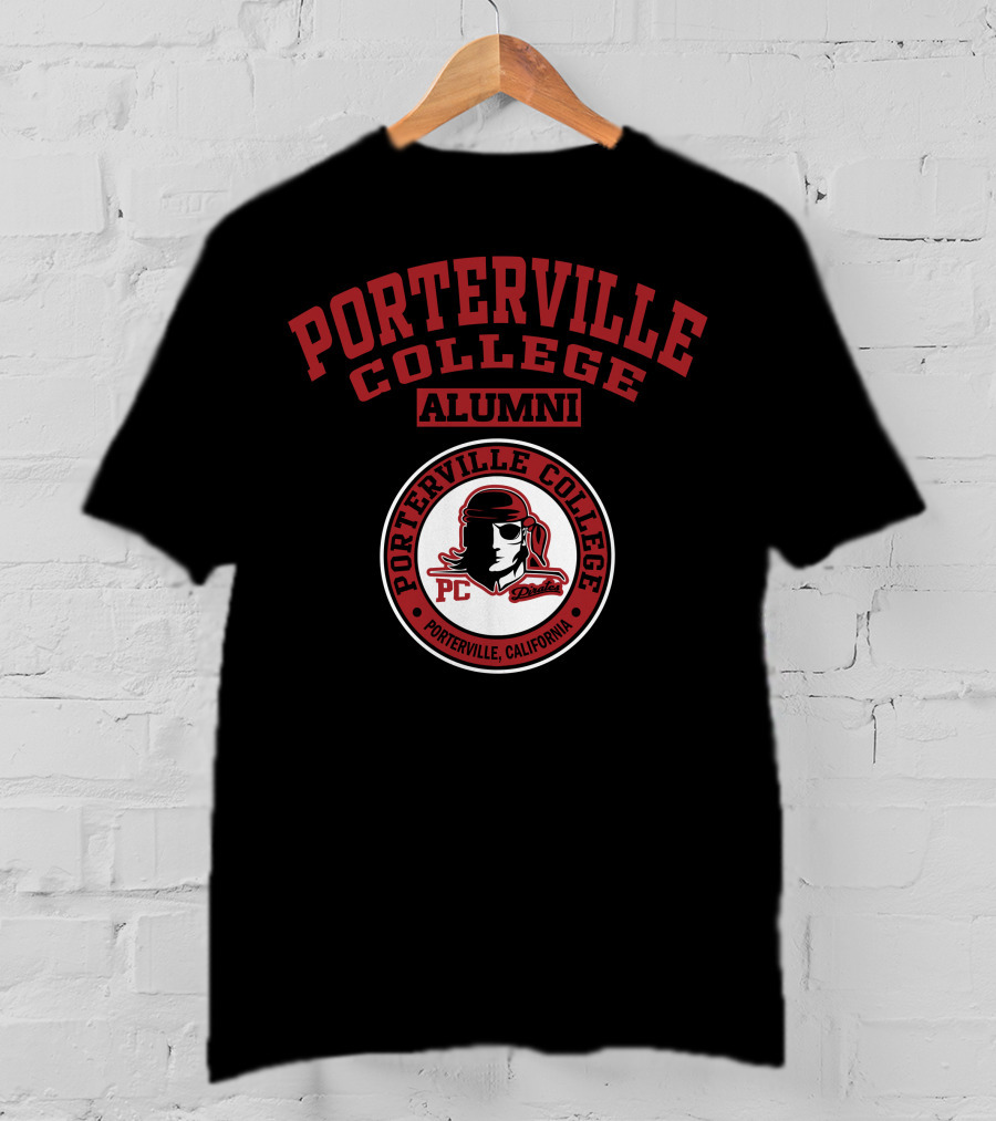 Porterville College Alumni California PC Pirate T-Shirt