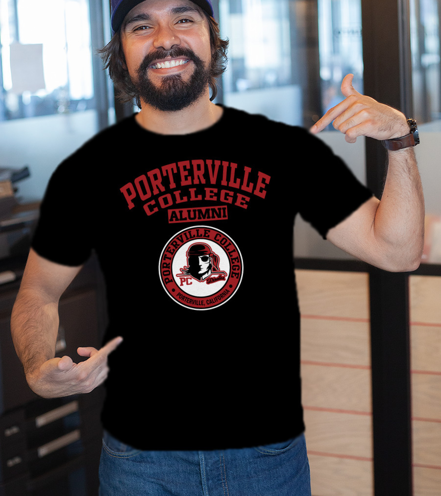 Porterville College Alumni California PC Pirate T-Shirt