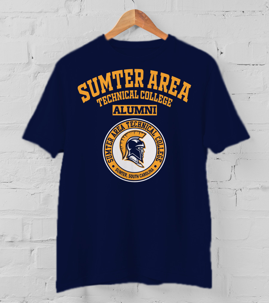 Sumter Area Technical College Alumni South Carolina Spartan Head T-Shirt
